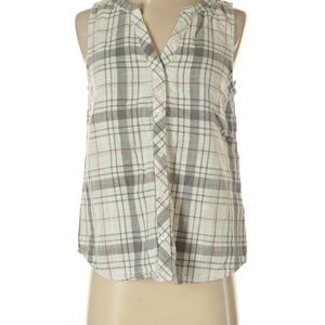 Soft Joie Sleeveless Button-down Shirt